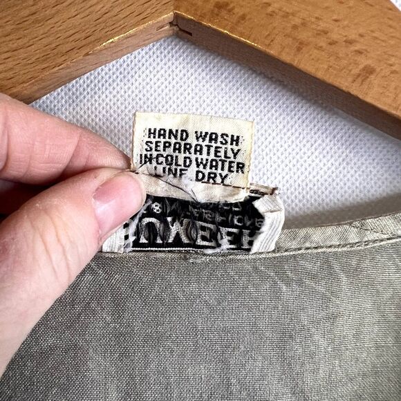 Sumeer by S&N Fashions Light Green Embroidered Tie Back Maxi Dress Size XL - Picture 9 of 13